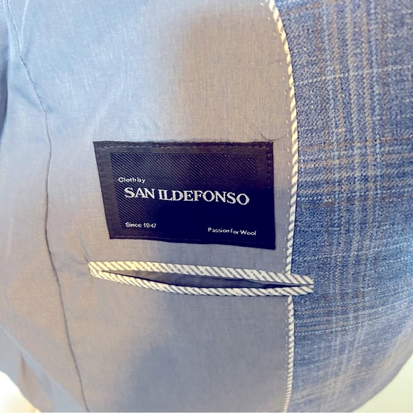 Joseph Abboud Classic Fit Plaid Soft Jacket - Picture 11 of 13